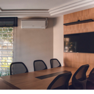 Split type aircon in conference room